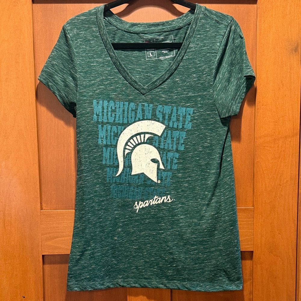 Michigan State Spartans V-Neck Women's Top